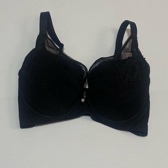 Leutus Pearl Lace Mesh Bra - Picture 2 of 4